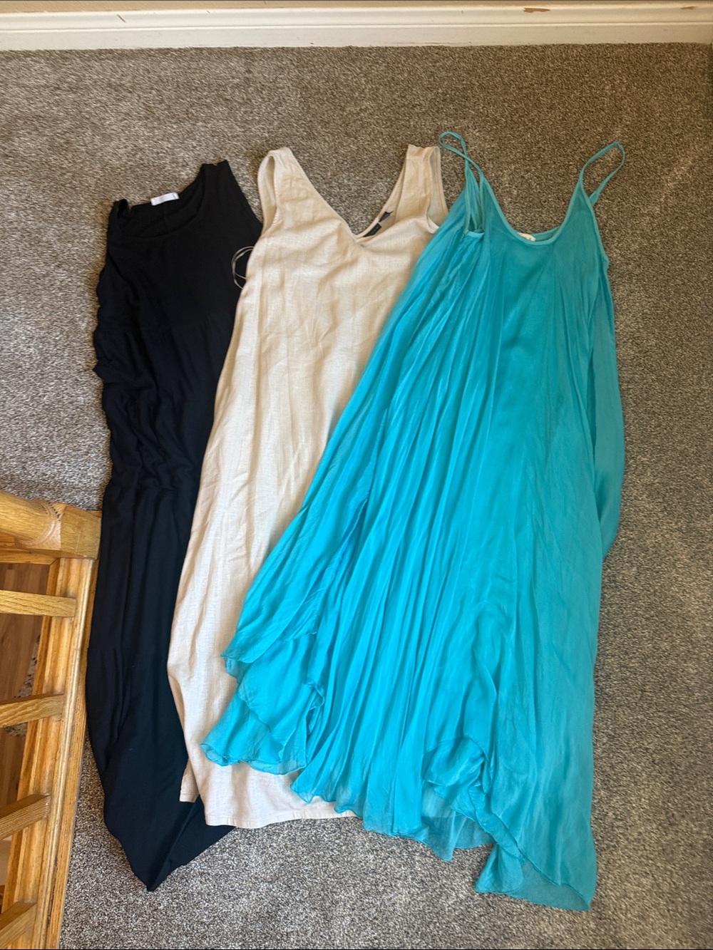 Maxi Slip Dresses - Lightweight Flowing Summer Dress